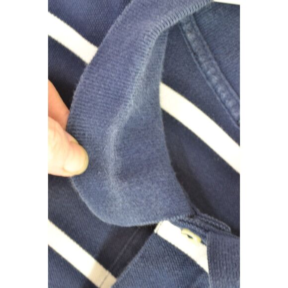 Polo Ralph Lauren Men's XL Blue Striped Short Sleeve Polo Shirt - Picture 5 of 13